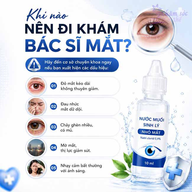 Khi nào nên đi khám bác sĩ mắt?