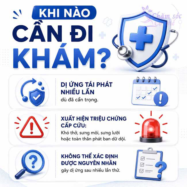 Khi nào cần đi khám dị ứng